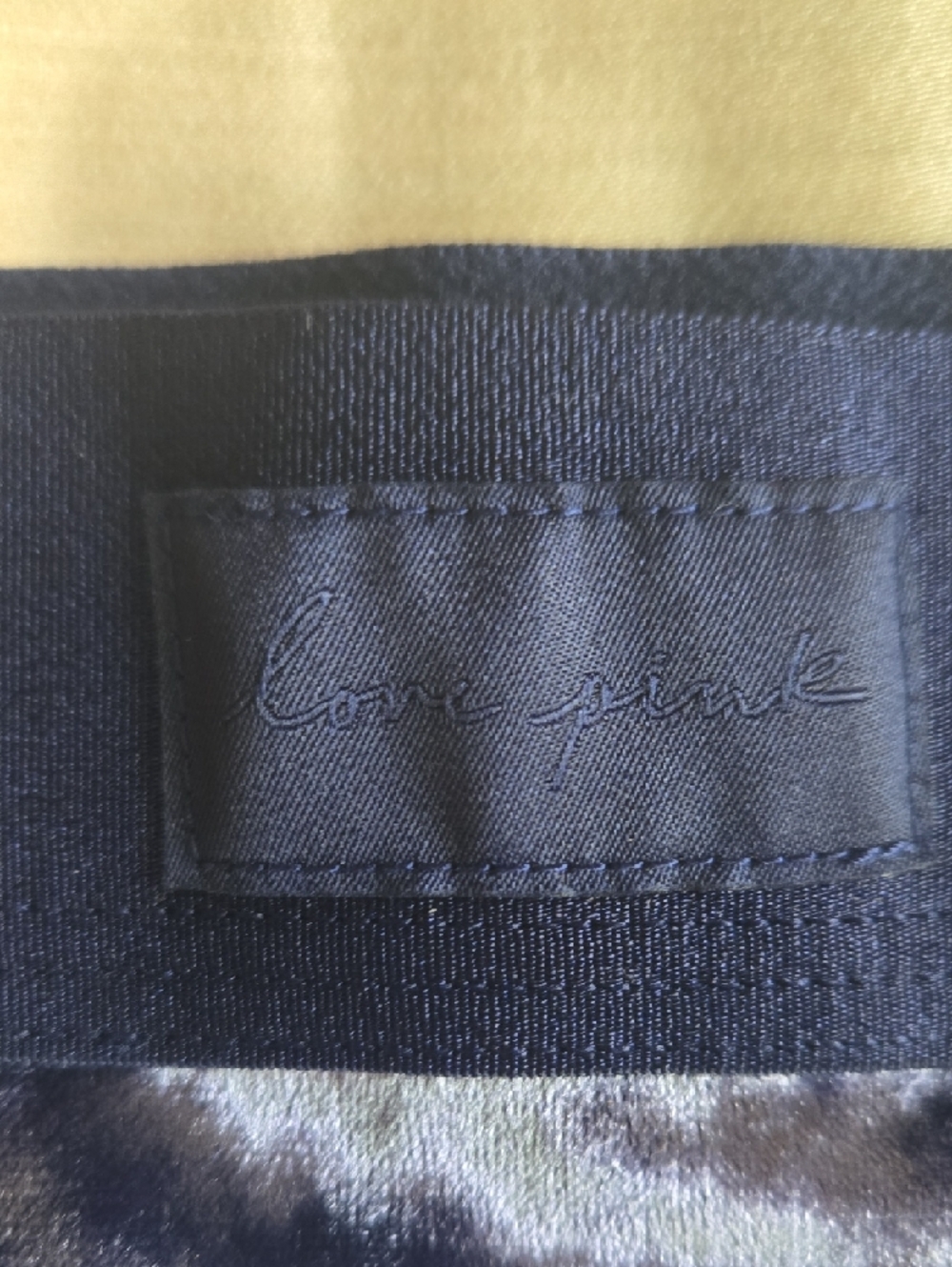 PINK Victoria's Secret Velvet Hipster Panty in Navy - Picture 2 of 4
